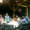 Themenfrühstück TeilnehmerInnen beim Gespräch